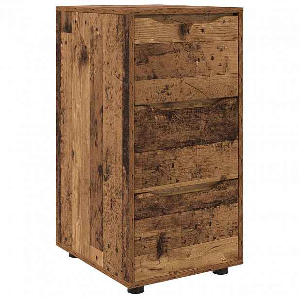 vidaXL Úložná skříňka 40 x 48 x 81 cm Kompozitní dřevo Staré dřevo