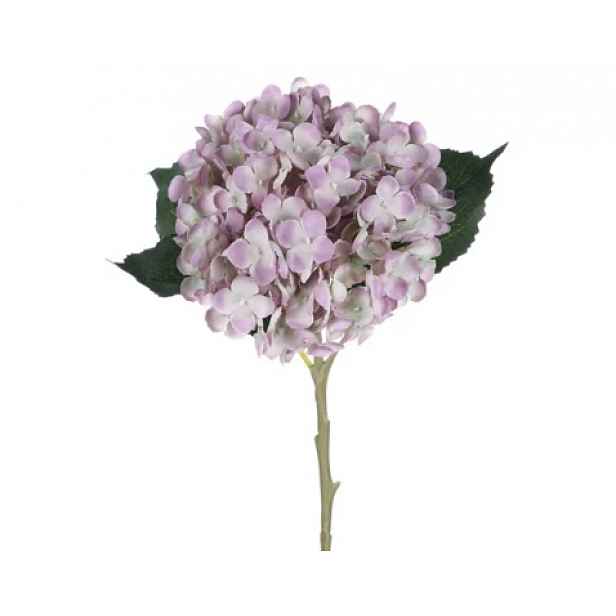 Umělá květina Hortenzie 50 cm, fialová