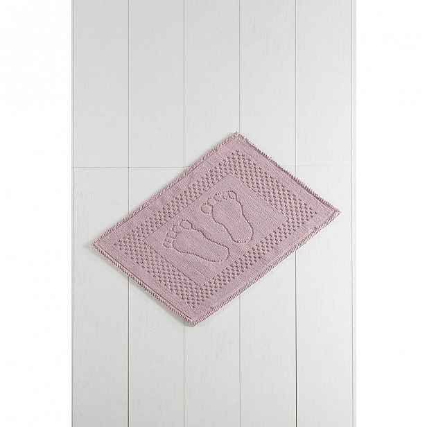 Růžová koupelnová předložka Carrisma Mento, 70 x 50 cm