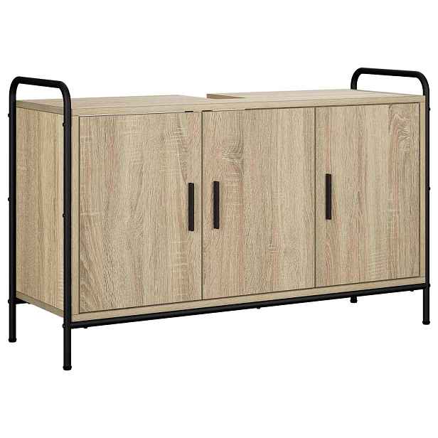 vidaXL Koupelnová skříň Dub sonoma 95 x 34 x 61 cm Kompozitní dřevo