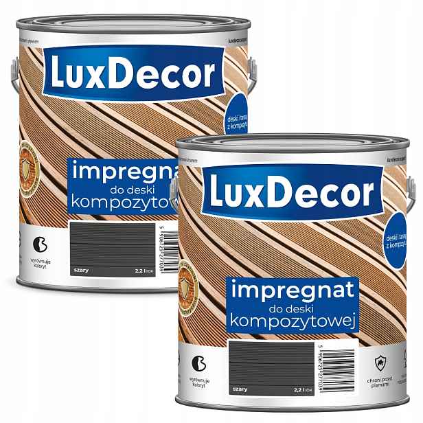 Sada 2KS Luxdecor Impregnace Na Kompozitní Desku Šedá 2X2,2L