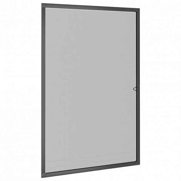 vidaXL Okenní síť proti hmyzu antracitová 90 x 120 cm