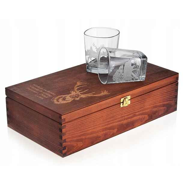 Sklenice na whisky Lovecké 300 ml v krabičce (9)