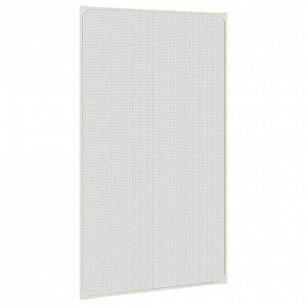 vidaXL Magnetická okenní síť proti hmyzu bílá 80 x 140 cm