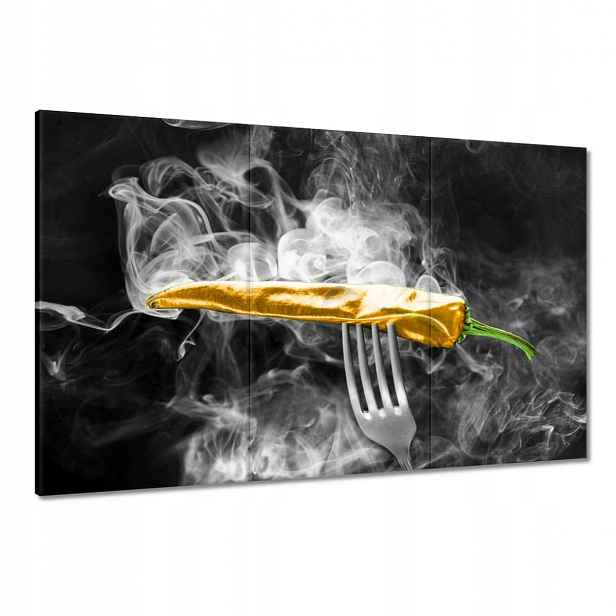 Obrazy 120x80 Žlutá ostrost v kuchyni