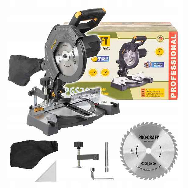 Akumulátorová Pokosová Pila pila Procraft 210 mm 20V kotouč PGS20BB