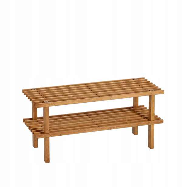 Botník bambus 2 police 70x26x30cm