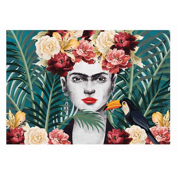 Fototapeta Květy Listy Frida Kahlo Tukan 312x219