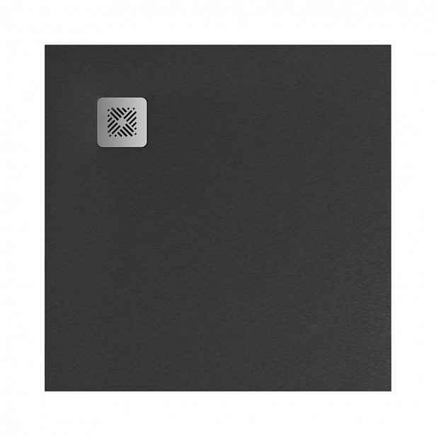 Jika Selina - Sprchová vanička 75x75 cm, Anti-Slip, černá H2102K9R110001