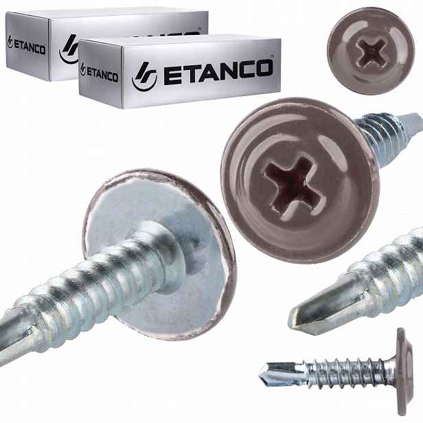 Samovrtné podložky 4,2 x 19 mm Ral 9007 500 ks Etanco Gm-b