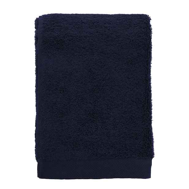Tmavě modrý froté bavlněný ručník 50x100 cm Comfort – Södahl