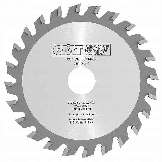 Cmt Trapézový podřezávač 125x22x24Z 3.1 4.0 mm