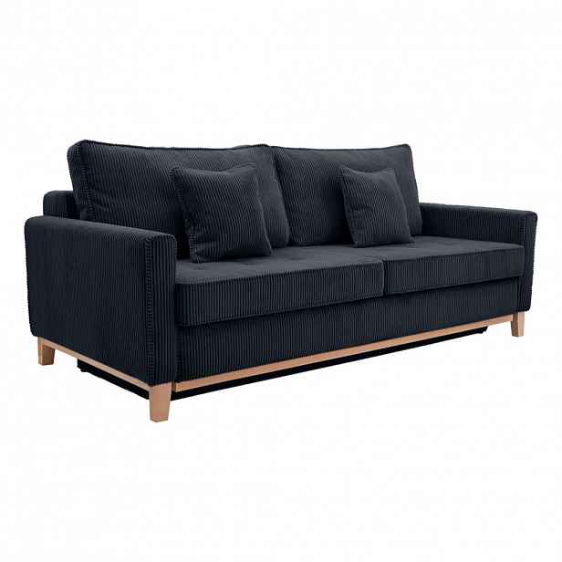 Fedve SOFA AVERIS s funkcí spaní, antracitová