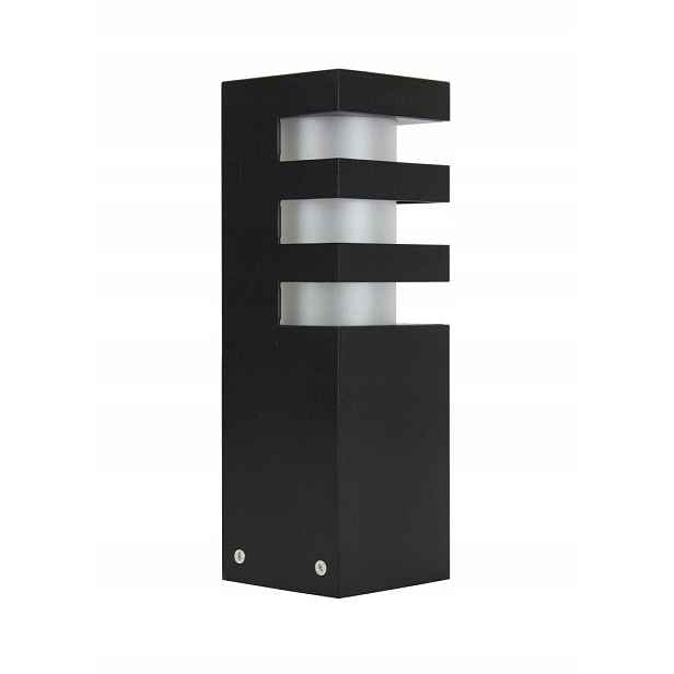 Lampa zahradní sloupek venkovní minimalistický černý 25 cm IP54 Su-ma