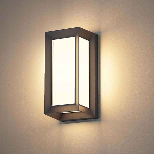 Venkovní nástěnné svítidlo zahradní lampa Senzor Pohybu fasádní nástěnná Led 18W