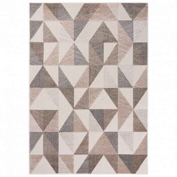 Mazovia KOBEREC béžový barevný geometrický - 120x170 cm