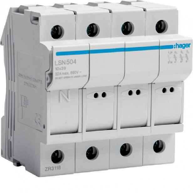 Modulární základna 3P+N 32A 690V LSN504 10x38 mm