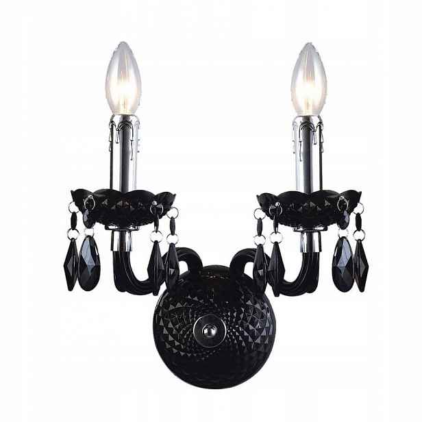 Nástěnná lampa Whiz Černá 30 cm Moderní E14 Kabinet Chodba Italux