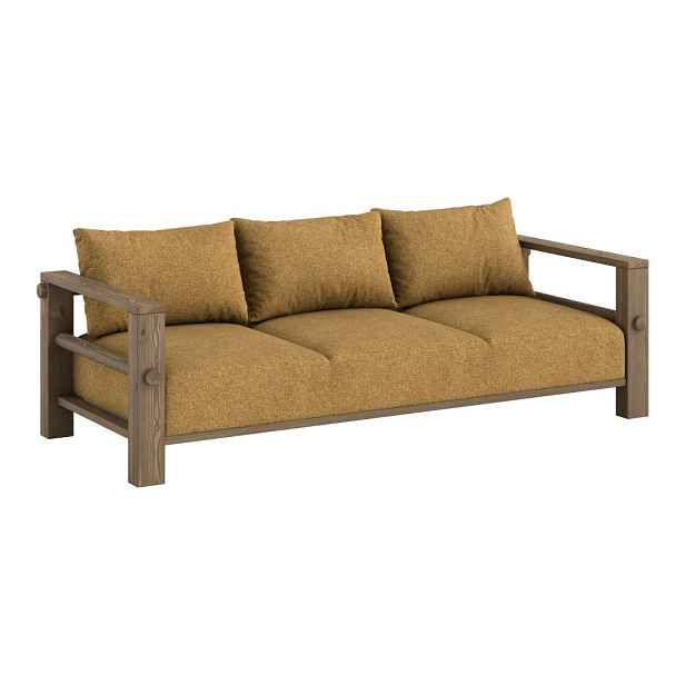 Okrově žlutá pohovka 225 cm Bare – Karup