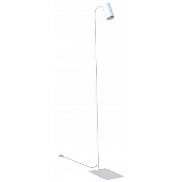 Podlahová lampa Mono Bílá 1xGU10 130 cm Stojací lampa do pokoje bytu