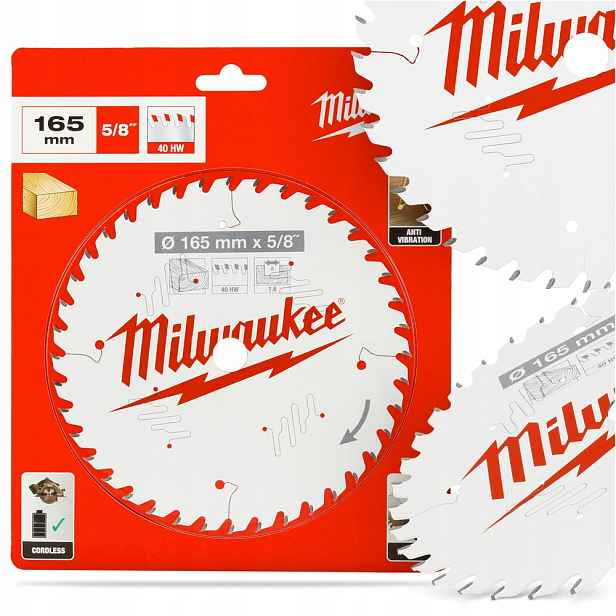 Řezací kotouč na dřevo pro pilu 165 mm Milwaukee