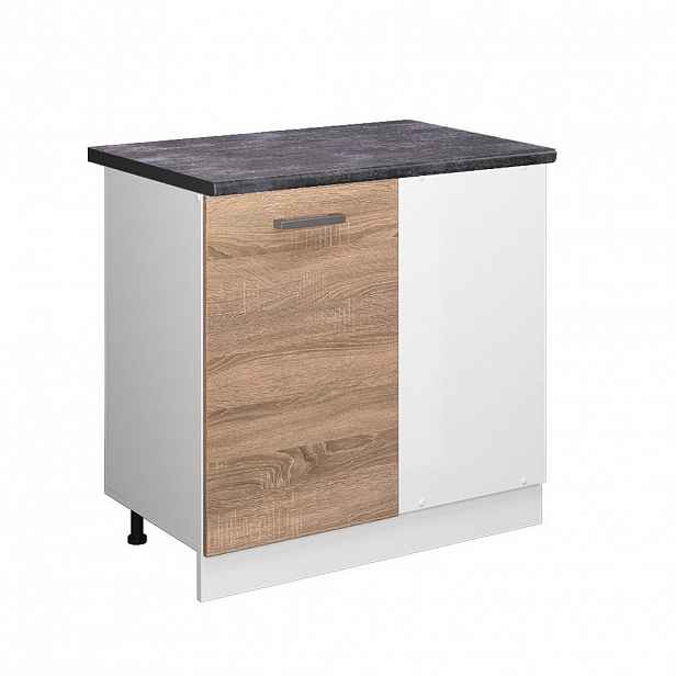Vicco ROHOVÁ SKŘÍŇKA R-Line Sonoma 86 cm , PD Antracit