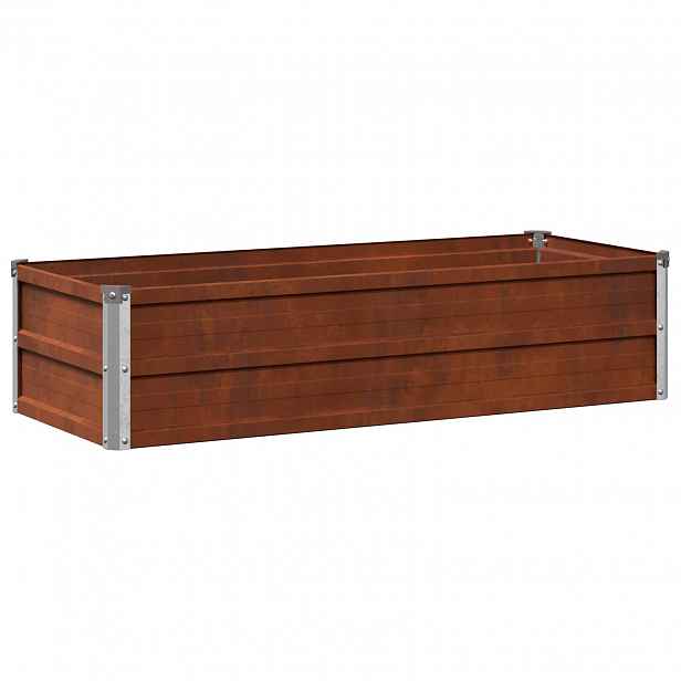 vidaXL Vyvýšený zahradní záhon Rezavá 100 x 40 x 24 cm corton