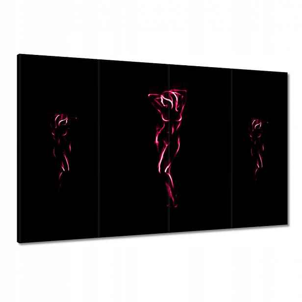 Obrazy 120x80 Horká dívka růžová