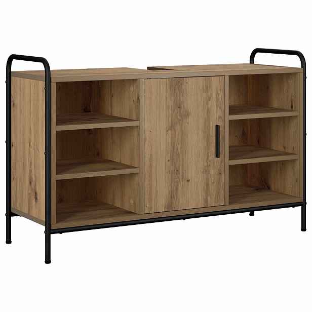 vidaXL Koupelnová skříň Dub artisan 95 x 34 x 61 cm Kompozitní dřevo