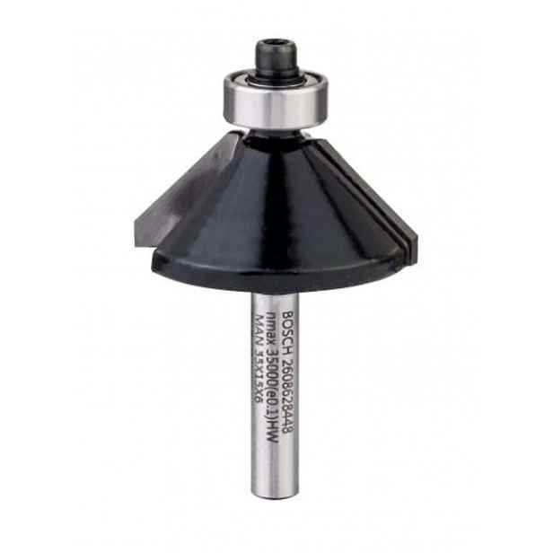 Bosch - Frézovací bit na dřevo, fazetovací, 34,9x56 mm 2608628448