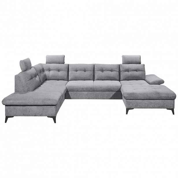 MID.YOU SEDACÍ SOUPRAVA, textil, šedá
