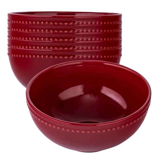 Salátky 6 ks na saláty, misky na polévku 700 ml 15,5 cm Altom Merlot