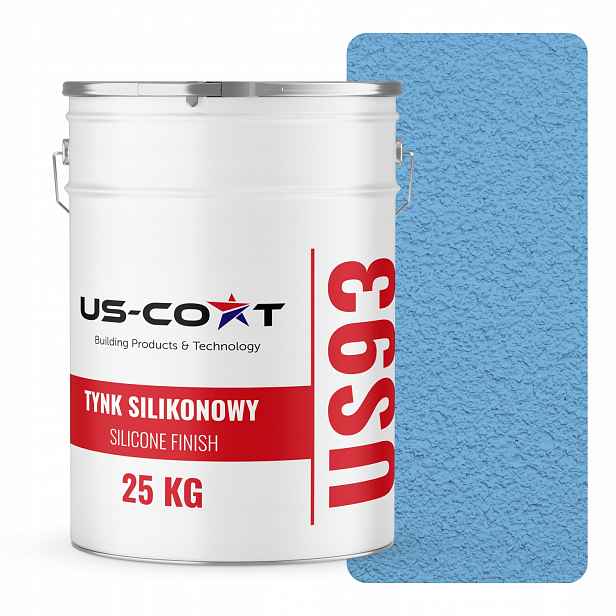 Silikonová Fasádní Omítka Modrá F116 25KG Beránek Granulace 2.0mm