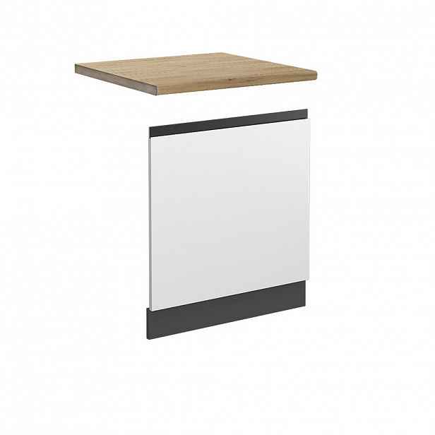 Vicco PŘEDNÍ PANEL R-Line Bílá 60 cm , PD Dub