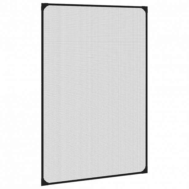 vidaXL Magnetická okenní síť proti hmyzu antracitová 80 x 120 cm