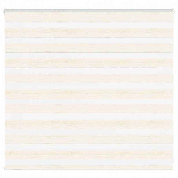 vidaXL Zebra roleta mramorově béžová šířka látky 160,9 cm polyester