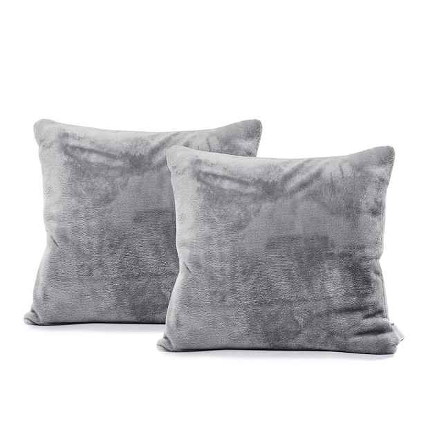 Restilo Povlak na polštář DecoKing MIC 45x45 cm stříbrný, velikost 45x45*2