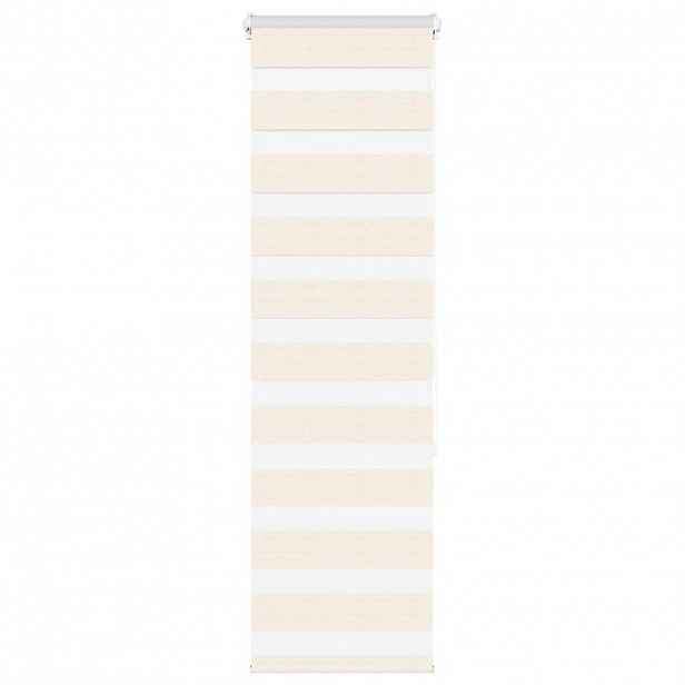 vidaXL Zebra roleta mramorově béžová šířka látky 35,9 cm polyester