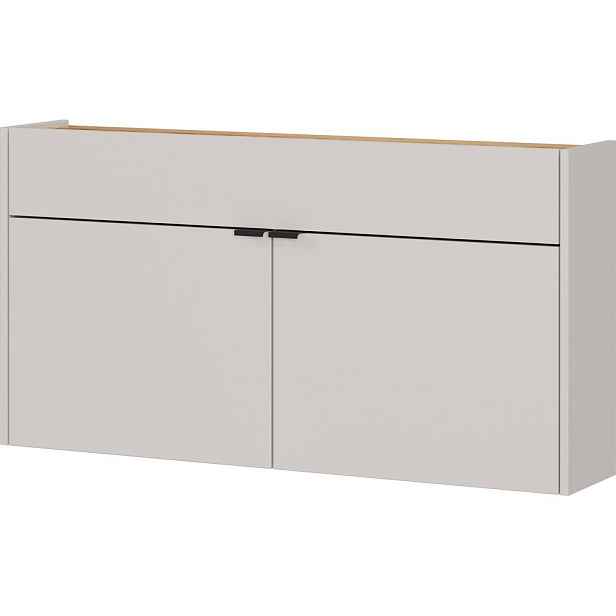 Krémová závěsná skříňka 110x57x22 cm Ameca – Germania