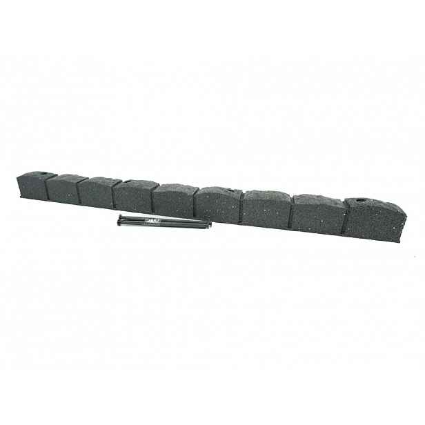Multy home Zahradní obrubník ROMAN STONE šedá 120 cm, gumový (včetně hřebů) MHEU5000078, 1 ks 4016.99