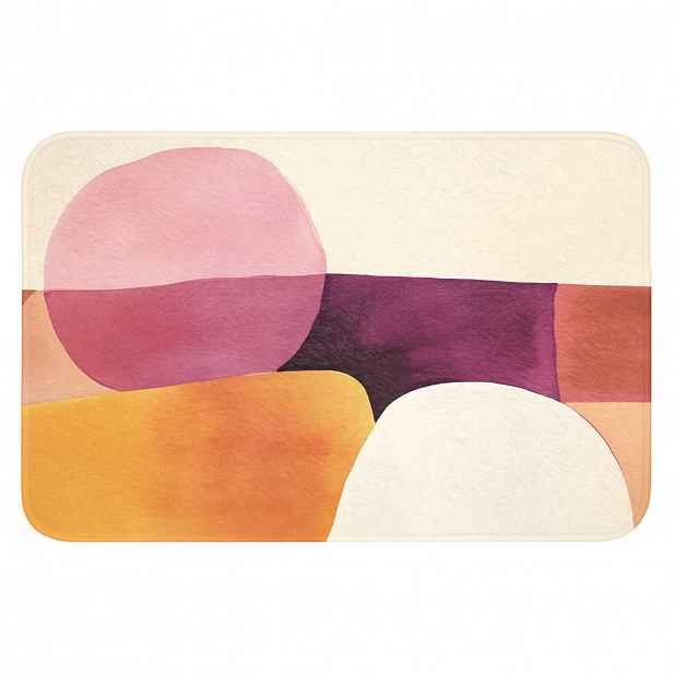 OnlyWow KOUPELNOVÁ PŘEDLOŽKA Tvary - abstraktní - barevné 60x40 cm