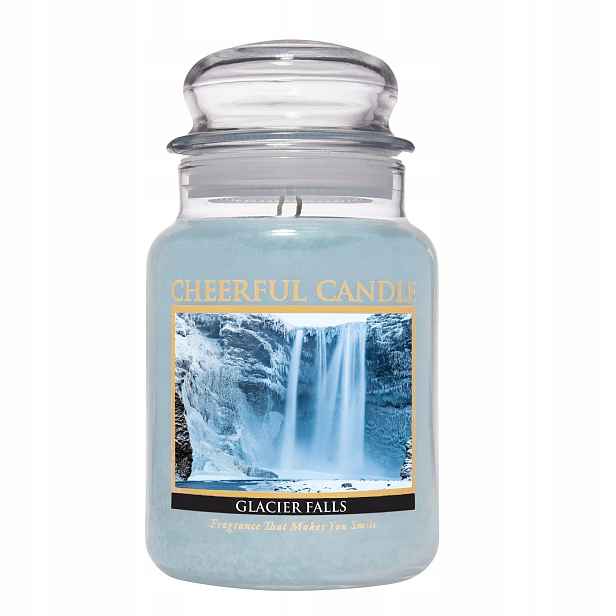 Velká svíčka Glacier Falls Cheerful Candle