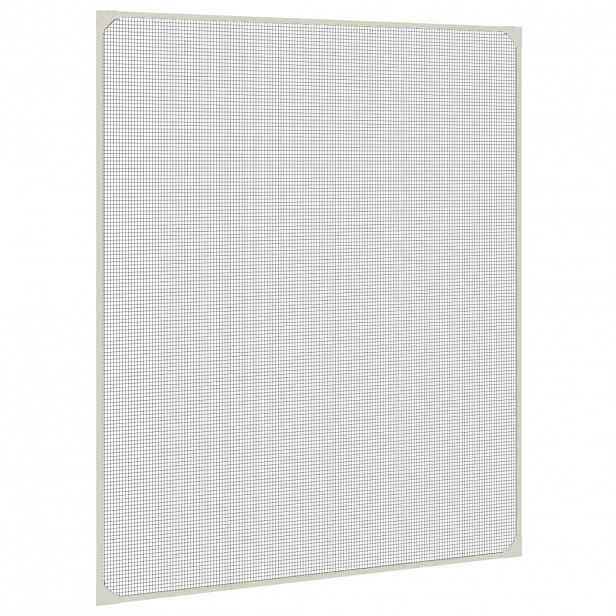 vidaXL Magnetická okenní síť proti hmyzu antracitová 100 x 120 cm