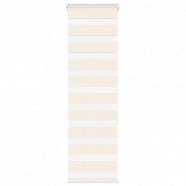 vidaXL Zebra roleta mramorově béžová šířka látky 45,9 cm polyester