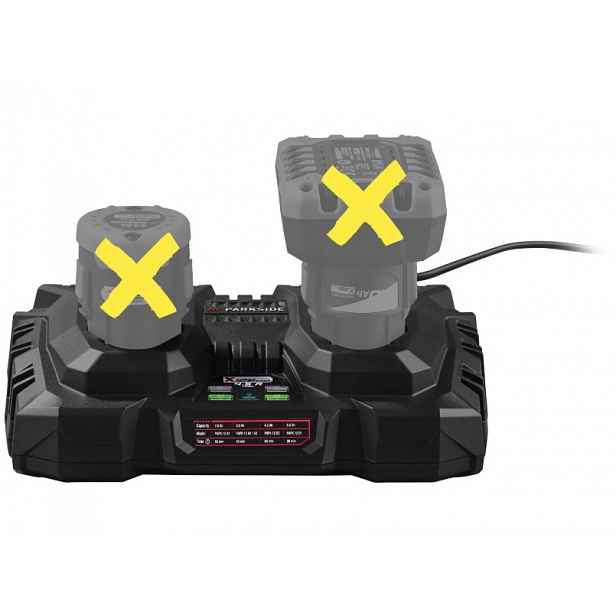 12V 2 x 4,5 A Dvojitá nabíječka Parkside Pdslg 12 B2