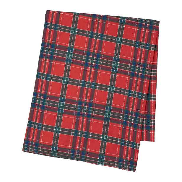 Bavlněný ubrus s vánočním motivem 178x137 cm Christmas Tartan Check – Catherine Lansfield