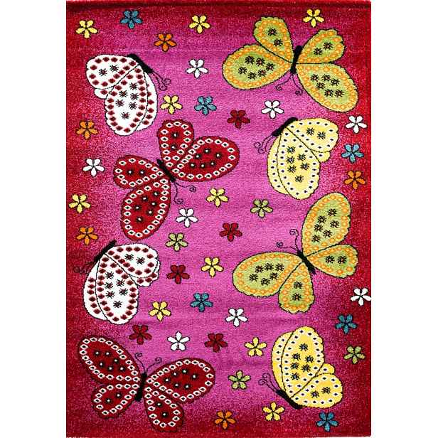 Dětský kusový koberec Toys Lilla C259, 133x195, růžová, dětský pokoj, Spoltex