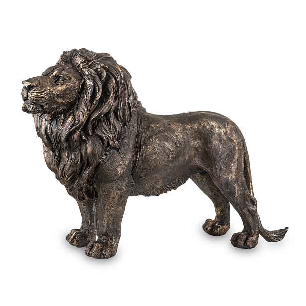 Figurka figurka velká Lev Dekorace Zlato s retro bronzem stylizovaný dárek