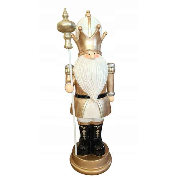 Louskáček, Voják Král, Vánoční Figurka 33,5 cm.