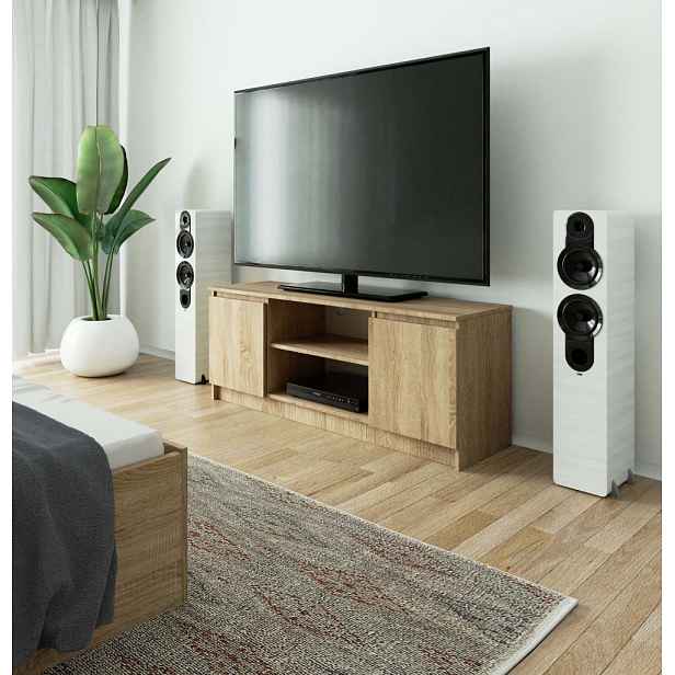 TV stolek s dvířky YMARIN - dub sonoma